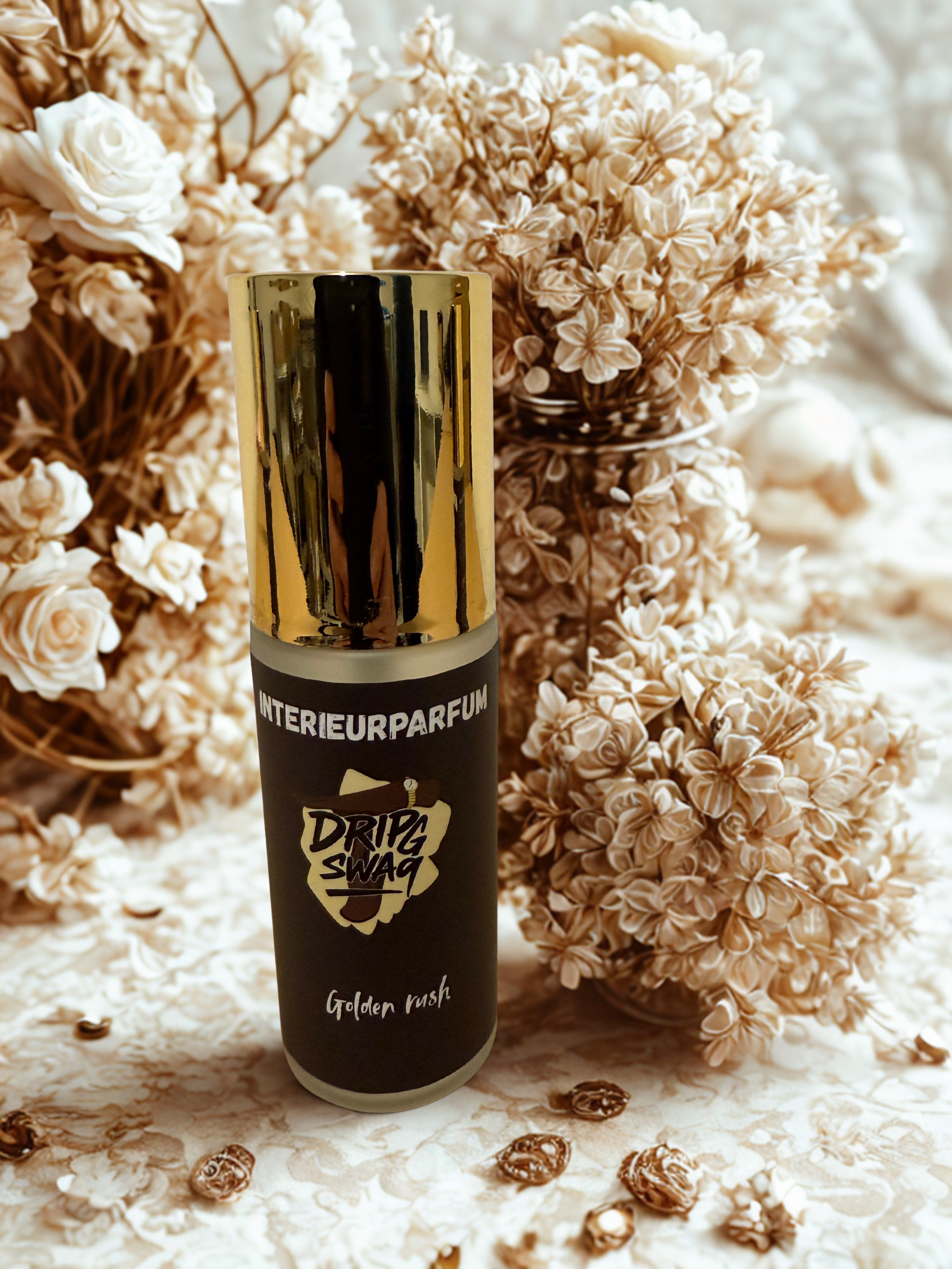 Golden Rush interior perfume 100ml - luxury golden home fragrance spray