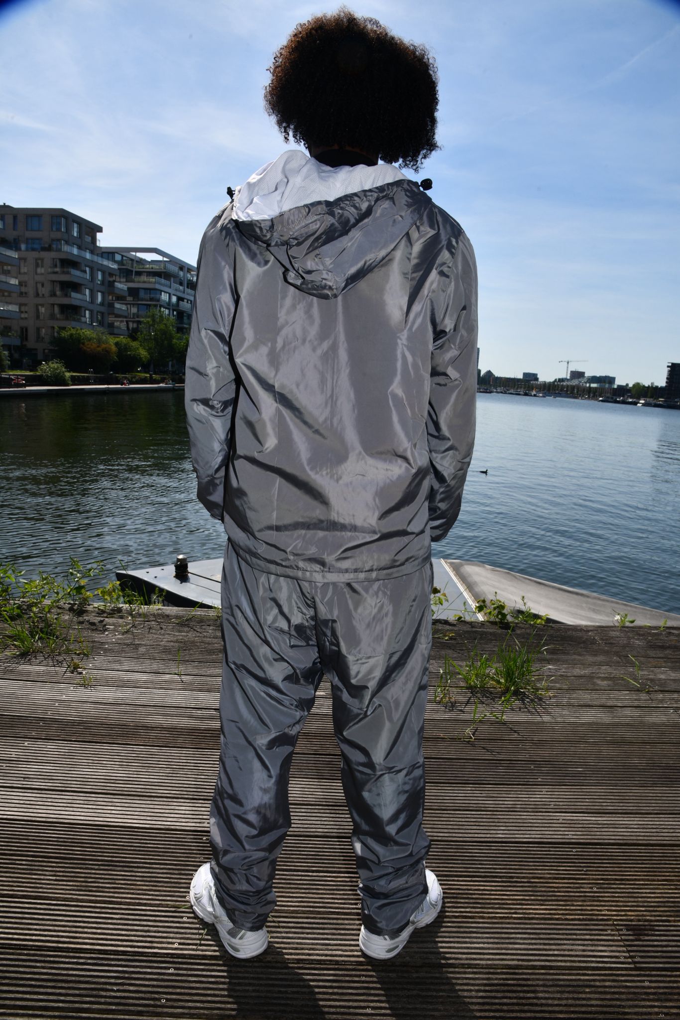 Track vest grijs