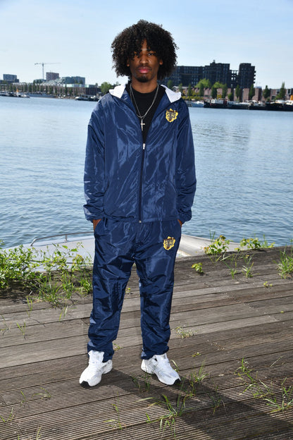Track vest blauw