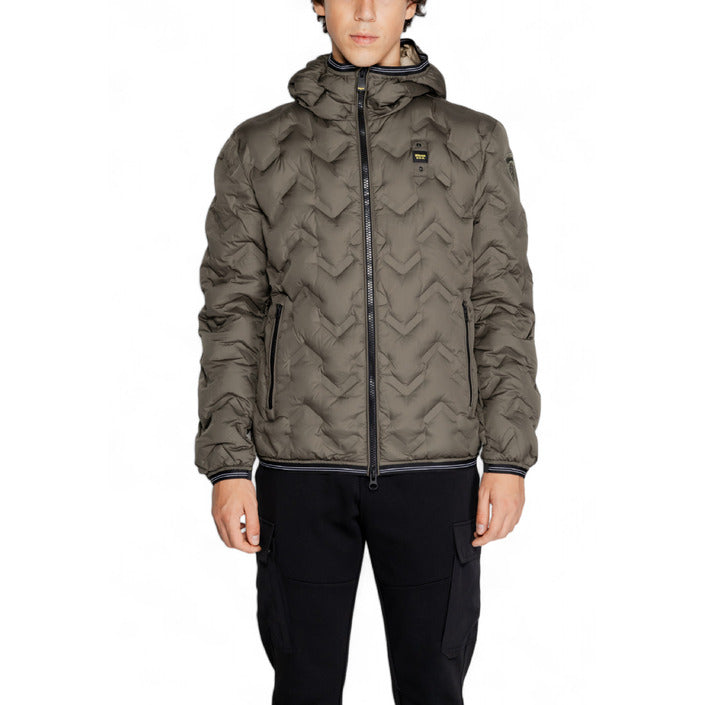 Blauer Windbreaker Heren