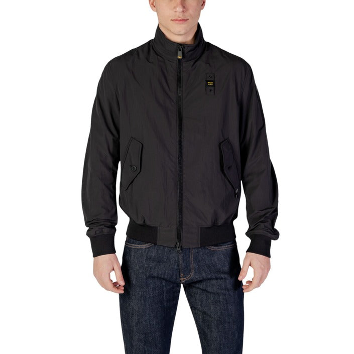 Blauer Windbreaker Heren