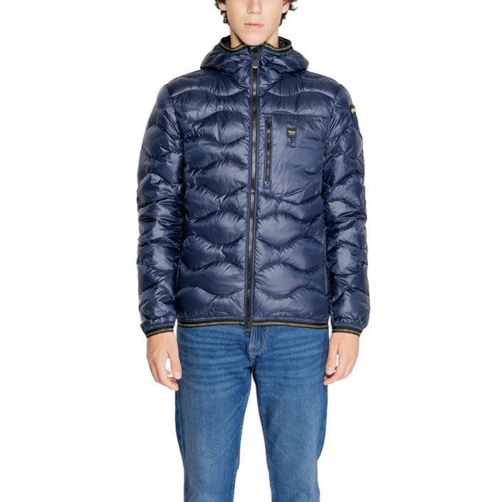 Blauer Windbreaker Heren