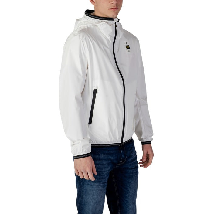 Blauer Windbreaker Heren