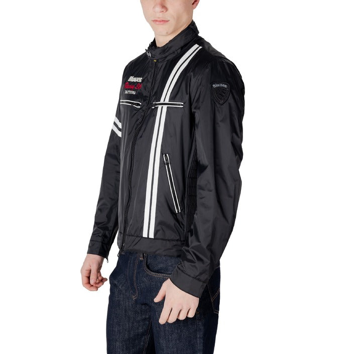 Blauer Windbreaker Heren