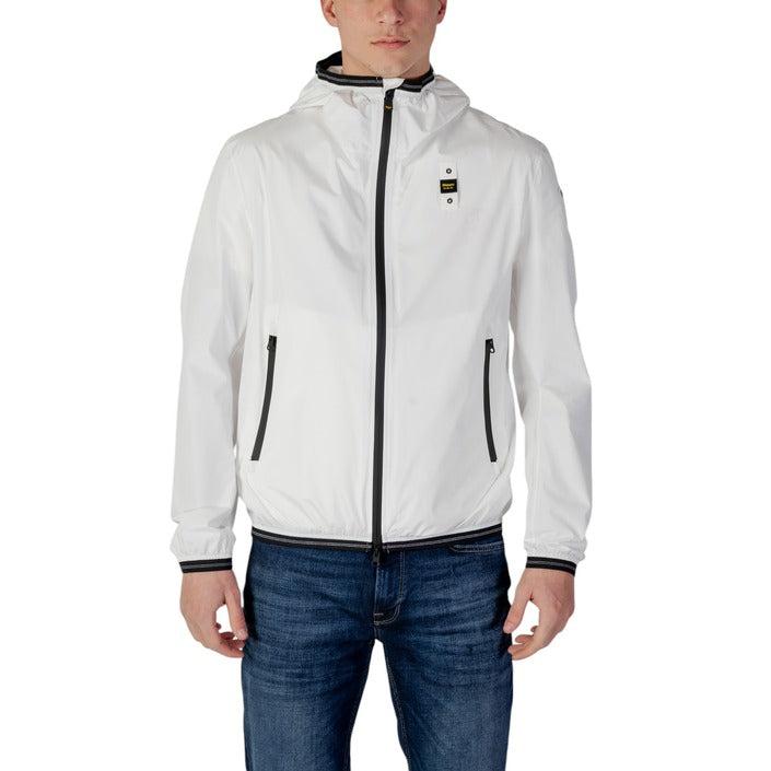 Blauer Windbreaker Heren