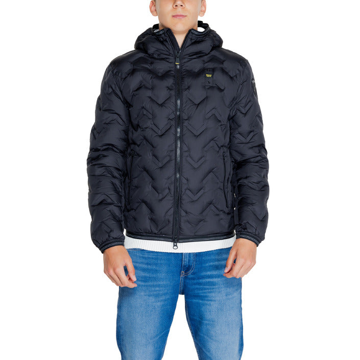 Blauer Windbreaker Heren