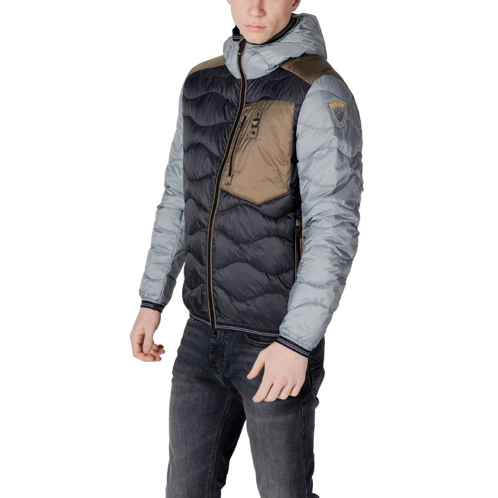 Blauer Windbreaker Heren