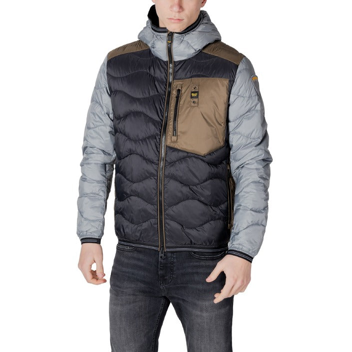 Blauer Windbreaker Heren
