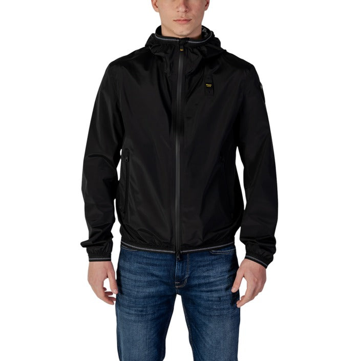 Blauer Windbreaker Heren