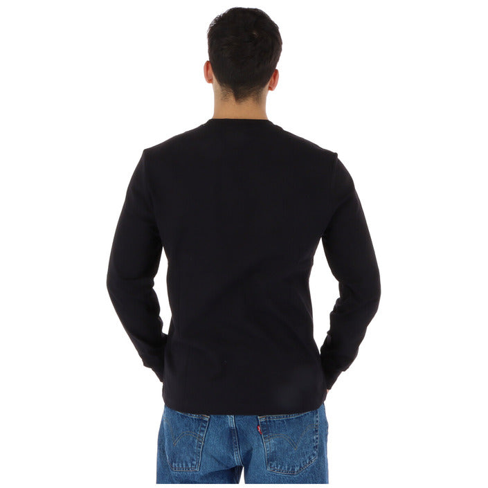 Blauer T-shirt Heren