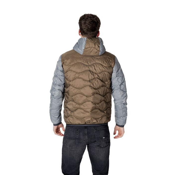Blauer Windbreaker Heren