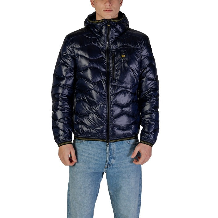 Blauer Windbreaker Heren